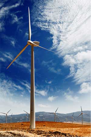 Wind Generator at Wind Farm