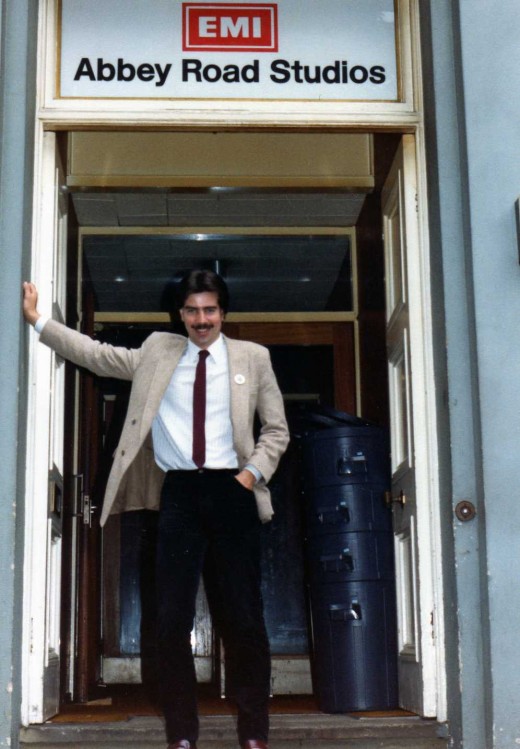 Me about to enter Abbey Road, 1982