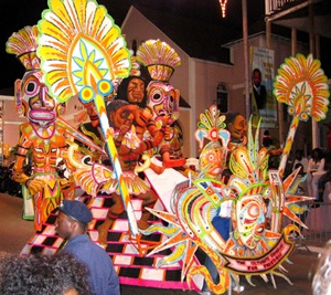 Romance: Dancing along with the Junkanoo