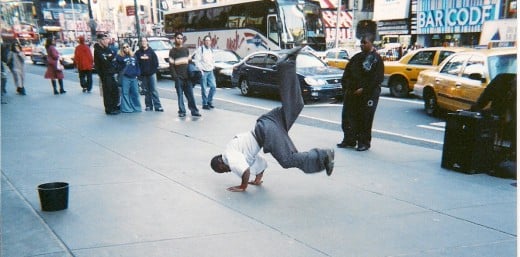 Street Dancers, Times Square, New York City