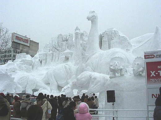 Snow Festival in Sapporo, Japan