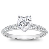 Heart Diamond Engagement Ring 
