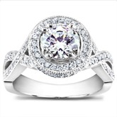 Bold Diamond Engagement Ring