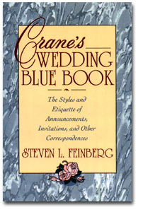 Crane's "Wedding Blue Book" is the wedding stationery gold standard