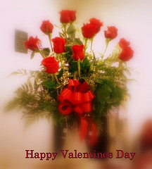 The Ubiquitous Valentine Red Roses..........All Photos courtesy of Flickr 