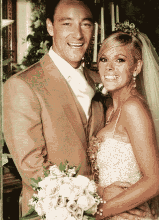 John Terry and Toni Poole on their wedding day