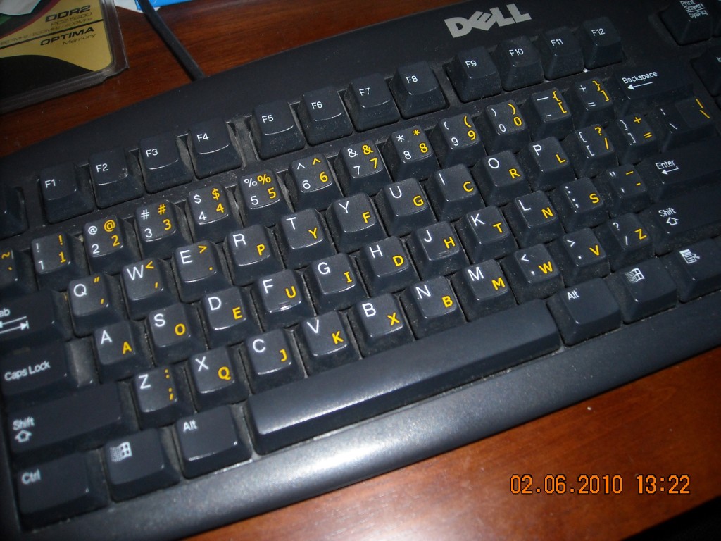 My Experience The Dvorak Keyboard Layout