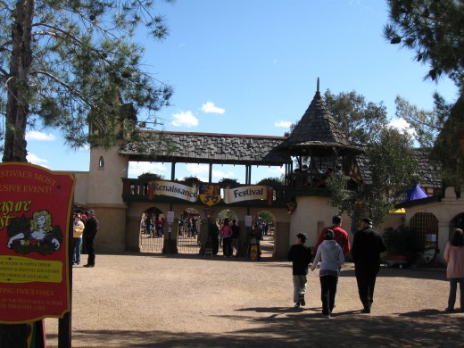 Entrance to 2009 Arizona Renaissance Festival