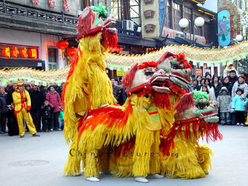 Chinese New year Lion Dance