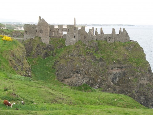Dunluce Castle Northern Ireland - famed for the cry of the banshee