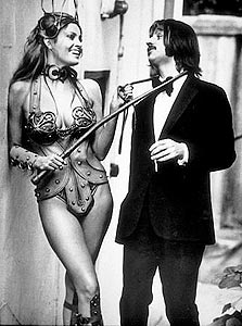 Ringo Starr and Raquel Welch on the set