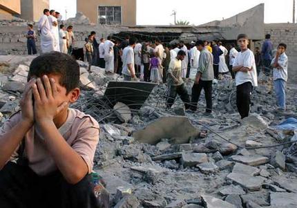 Real looser of war, The Children Iraq war by so-called democratic country