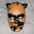 Painted plastic mask Painted plastic mask
