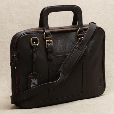 Trendy JCrew Leather Laptop Bag