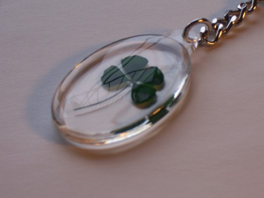 4 leaf clover key rings
