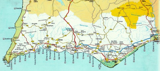 Algarves 200km Coastline