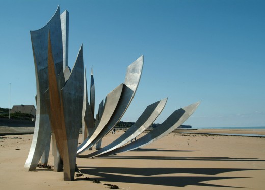 "Les Braves"  erected on Omaha Beach in 2005