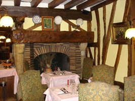 inside restaurant
