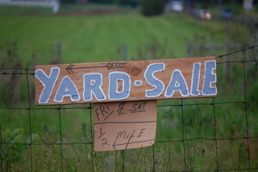 Wondering how to make money?  How about a good old fashioned yard sale?