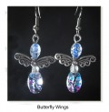 Jewelry Making - How To Make Handcrafted Angel or Butterfly Wing Earrings