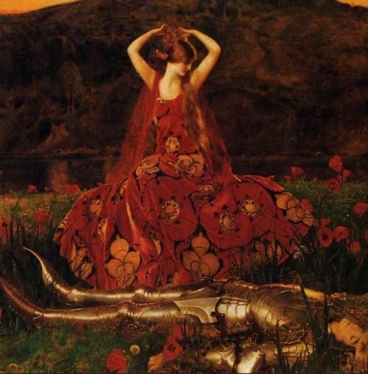 The painting by Frank Cadogan Cowper