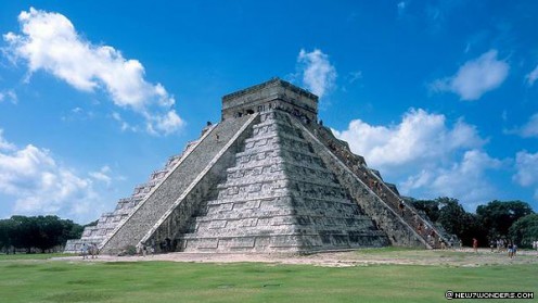 The Pyramid at Chichn Itz (pre 800 A.D.)   Yucatan Peninsula, Mexico