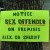 Sex offender Poster 1 Sex offender Poster 1