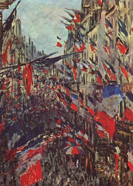 Les rues  by Claude Monet