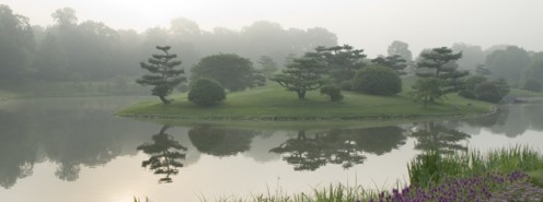 Japanese Islands at the Chicago Botanic Garden (public domain).
