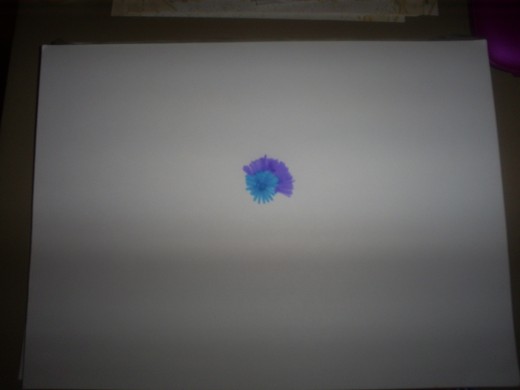 Go around it with the next color.