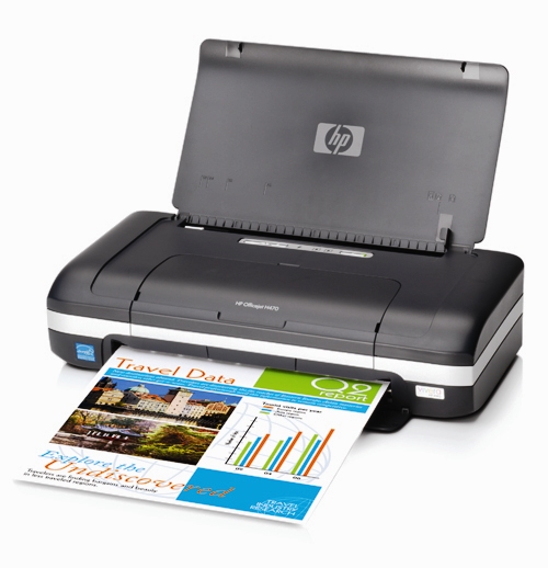 HP Officejet H470b a typical laptop printer