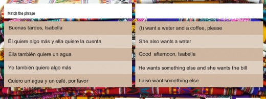 fluenza matching exercise