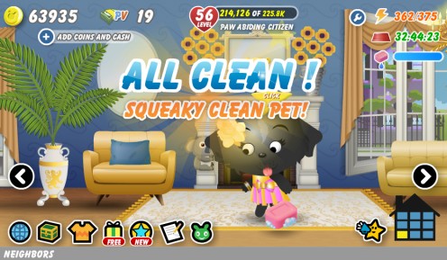 You clean your friends' pets the same way you clean your own. 