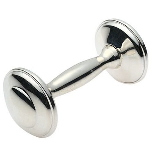 Silver baby rattles