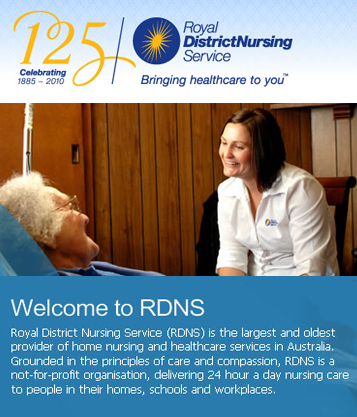 Royal District Nurses have been around for 150 years and they were a great help with my mum.
