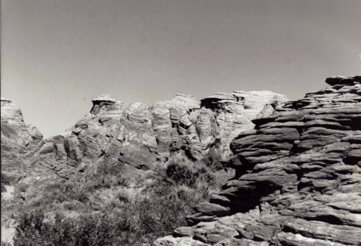 Sandstone Formations South of Laramie