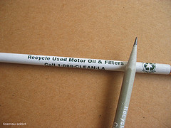 Pencils Made of Recycled Materials (Flickr)