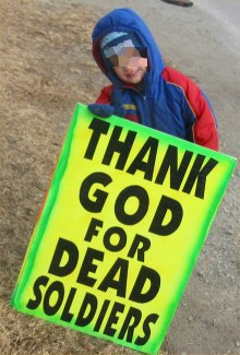 A Soldier's Funeral Now Includes Protestors Thanking God For Their Death