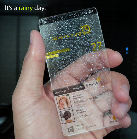 A rainy day