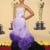 Zoe Saldana Pretty in Violet Dress 2010 Academy Awards