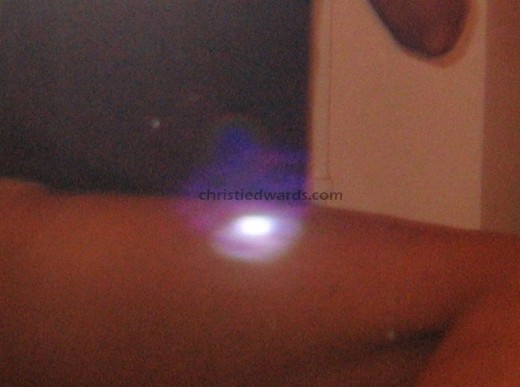 Yep, pic of my leg and the light source