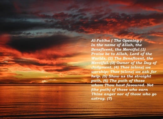 In the name of Allah, Most Gracious, most Merciful...
