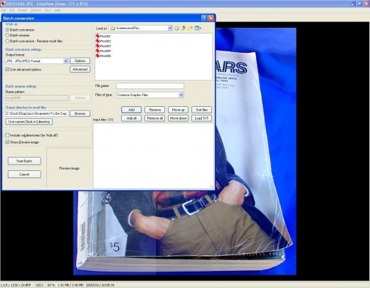 Batch controls