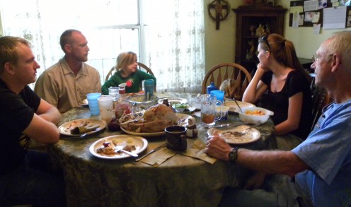 Family dinners may be difficult for the patient who has cancer.