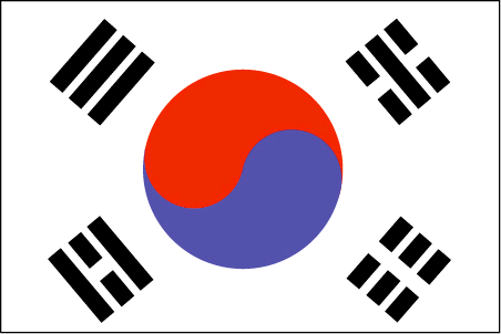 yin and yang of the South Korean flag