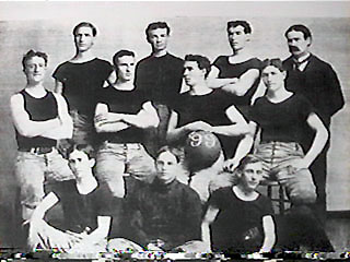 From the first team in 1898-1899..