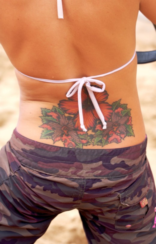 Flower tattoos can have many different meanings.