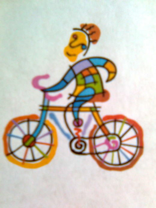 biking