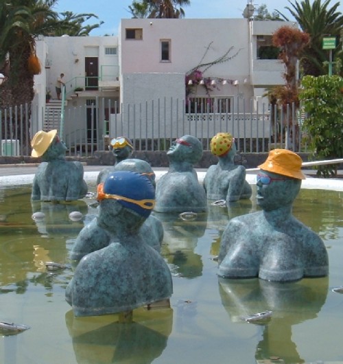 Costa del Silencio fountain Photo by Steve Andrews