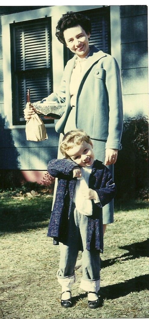 Mom With My Older Sister in the Mid Fifties